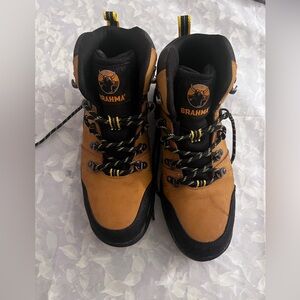 Brahma Men's Brown and Black Boots